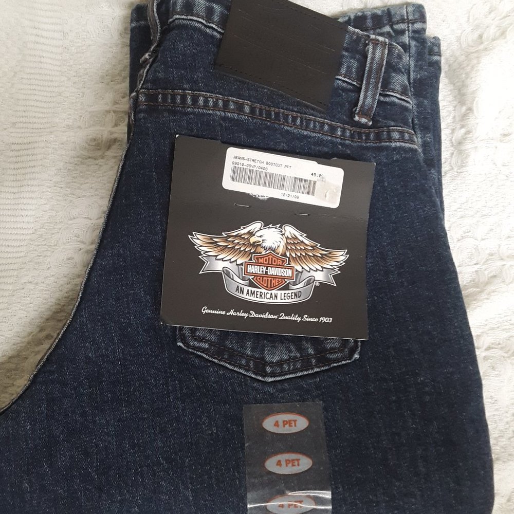New Harley Davidson Jeans size 4 petite